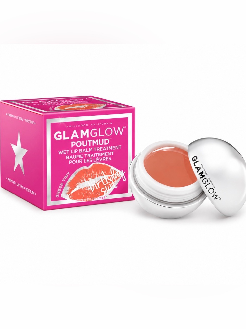 Hollywood California Glam Glow Pout Mud-Birthday Suit